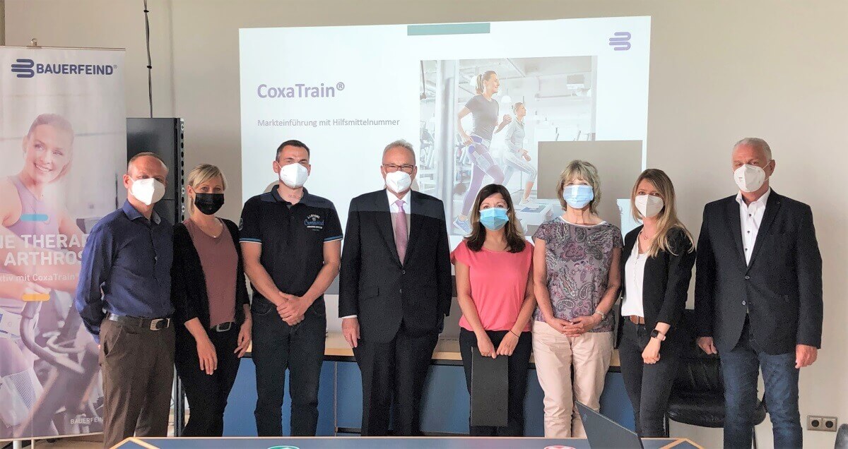 The project team mastered the market launch of the CoxaTrain.